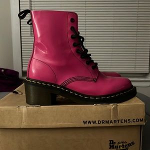 Hot pink Dr Martens Boots US size 9